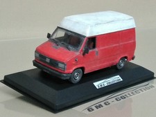 FiAT DUCATO 1982 ROSSO RED FURGONE TRUCK  ELABORAZIONE IXO-MODELS/EDiCOLA 1/43