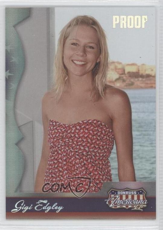 2008 Donruss Americana II Silver Proof 163/250 Gigi Edgley #172 0b2