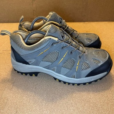 Converse C1980 Mens Steel Toe Work Shoes Grey Black Leather Industrial Size 11M