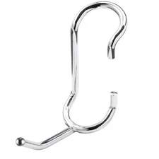 Sunway Shelf Pole Hooks 5-Pack | 2" Chrome All Purpose | Best Solution for Ga...