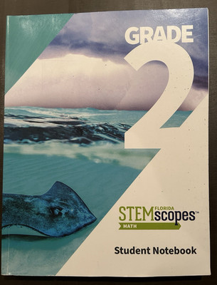 Florida STEMscopes Math Grade 2 Student Notebook Paperback English
