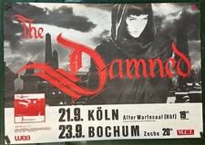 NOS Vtg 1985 The Damned Phantasmagoria Concert Music Poster 33"x23" RARE E1