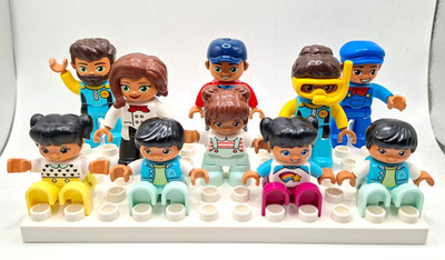 LEGO DUPLO 10  FIGUREN MANN FRAU KINDER JUNGE MÄDCHEN FÜR WOHNHAUS BAUERNHOF NEU