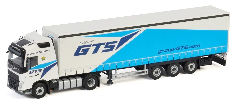 Volvo FH4 Globetrotter et remorque Schmitz WSI 1/50 cadeau collection