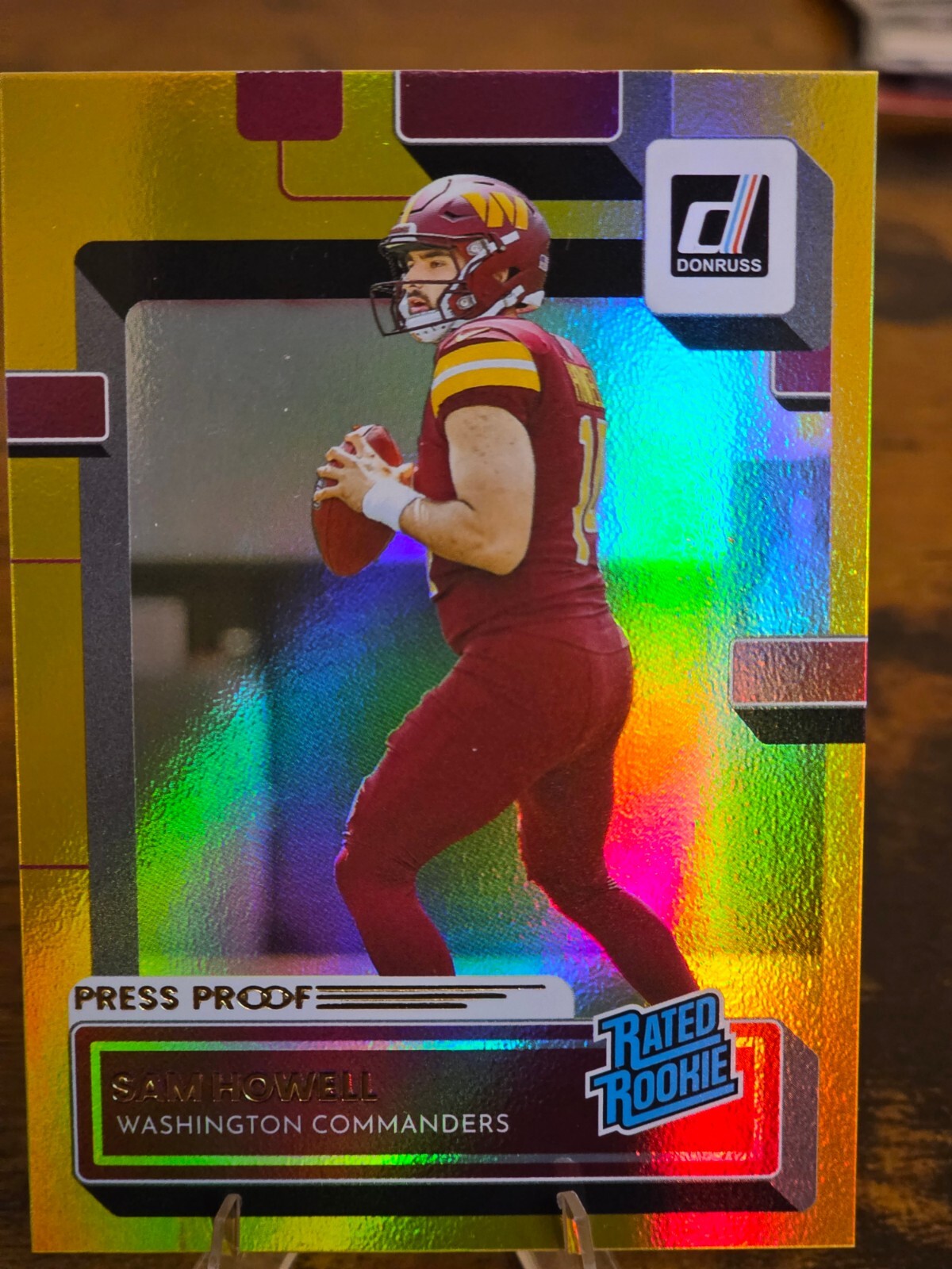 2022 Panini Donruss - Rated Rookie Sam Howell #305 (RC) - Press Proof Premium