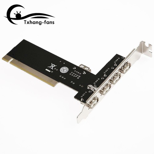 4 Ports PCI to USB 2.0 HUB PCI Express Expansion Card Adapter Converter A2TF - Photo 3/23