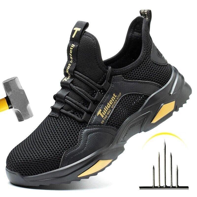 Tenis Zapatos Calzado Con Punta de Acero Zapato de Seguridad Para Mujer Hombre