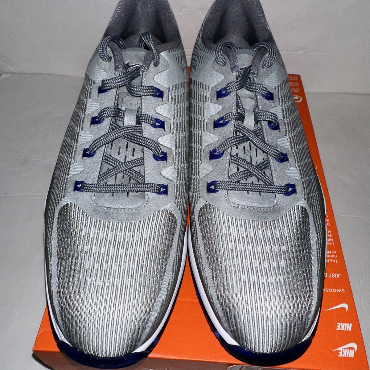 Nike Golf Shoes ブラック/ホワイト/ブルー Nike Men's Air Max 90 G Spikeless Golf Shoes - Worldwide