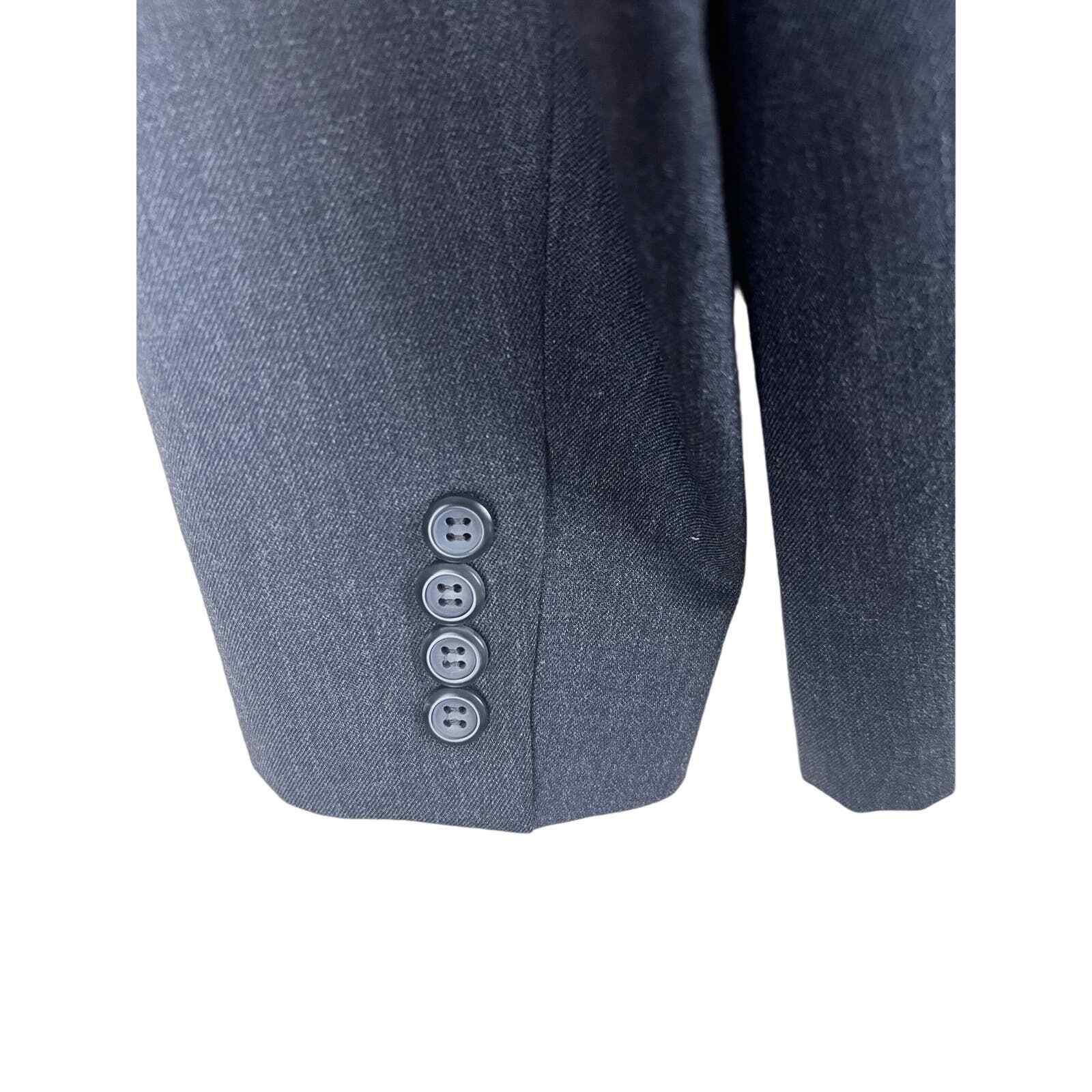 Pendleton 100% Wool One Button Gray Blazer Women’… - image 3