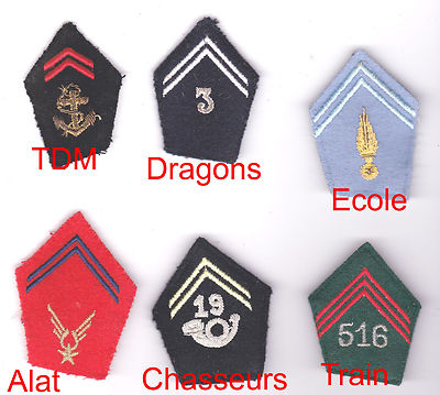Nice Set of 6 Collar Pads for MLE 1952/58 Jacket