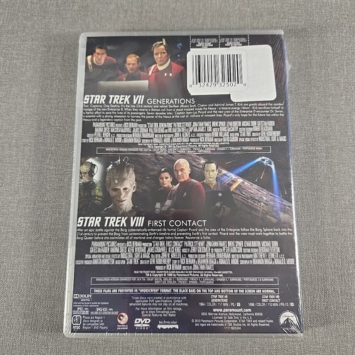 Star Trek VII Generations ~ Star Trek VIII First Contact 2013 DVD New Sealed - Bild 2 von 3