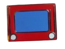 Etch A Sketch Lapel Pin Enamel Pin Back Retro Game