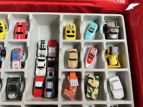 53 Stück Micro Maschinen winzige Maßstab Fahrzeuge + Vintage 1988 Auto Sammlerkoffer! - Bild 7 von 9
