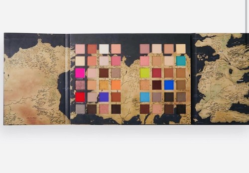 Nuovo trucco tavolozza mappe Revolution Game of Thrones Westeros Londra - Foto 7 di 18