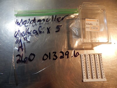 NEW Weidmuller Dekafix 5 ''A'' 260 013296 Wire Markers, Lot of 50 Single Sleeve