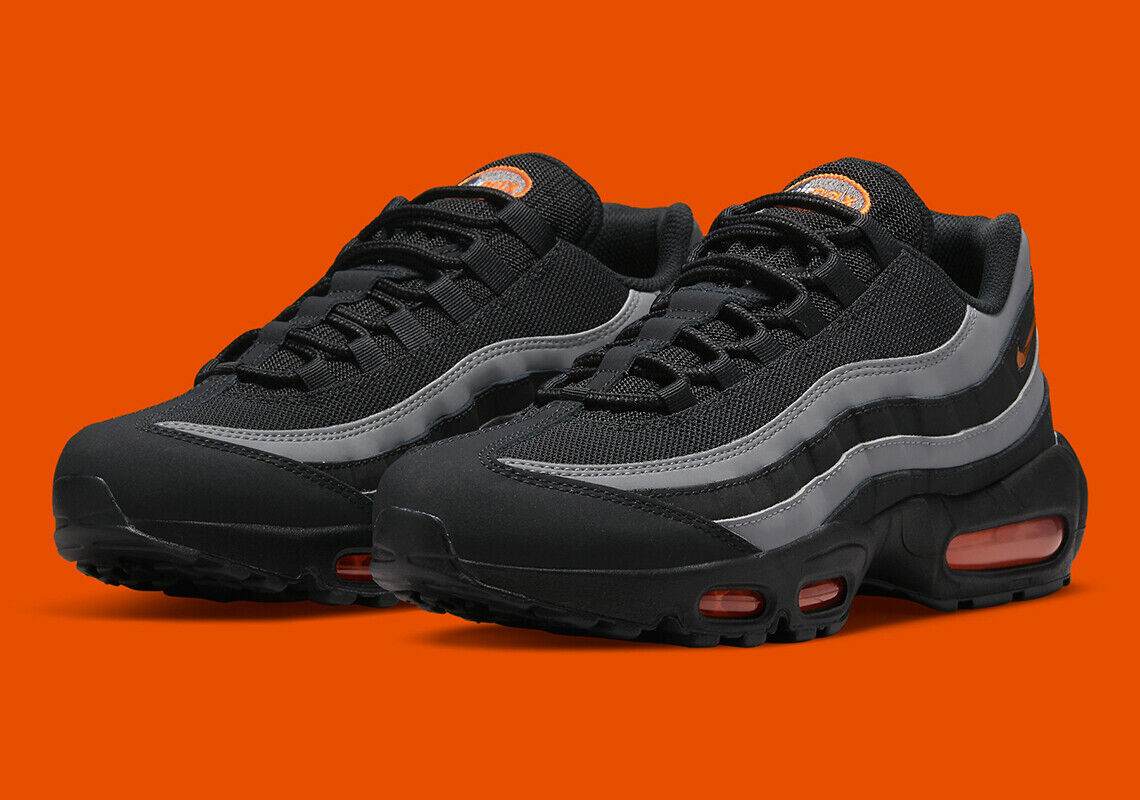 Nike Air Max 95 Halloween Black Iron Grey Safety Orange Nike Air Max 95 Halloween Black Iron Grey Safety Orange