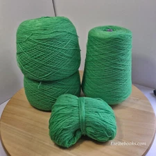 Songtex Machine Knitting Yarn - 1600 grams - green acrylic (C65)