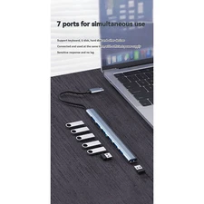 7-in-1 USB Docking Station Adapter for Desktop Computer/Notebook/Phone/Tablet