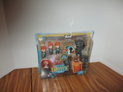 BRAND NEW DISNEY PIXAR BRAVE TRANSFORMING TRIPLETS FIGURE PLAYSET