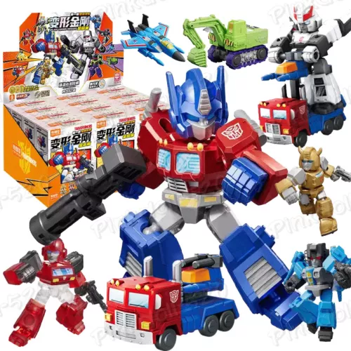 Transformers Blokees Action Figure Blind Box Optimus Prime Hidden 1 Or Set Gift - Picture 1 of 42