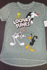 LOONEY TUNES BUGS BUNNY JUNIORS SHIRT SIZE XS S M L XL NEW