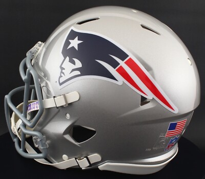 NEW ENGLAND PATRIOTS NFL Riddell Speed AUTHENTIC Throwback Football ...