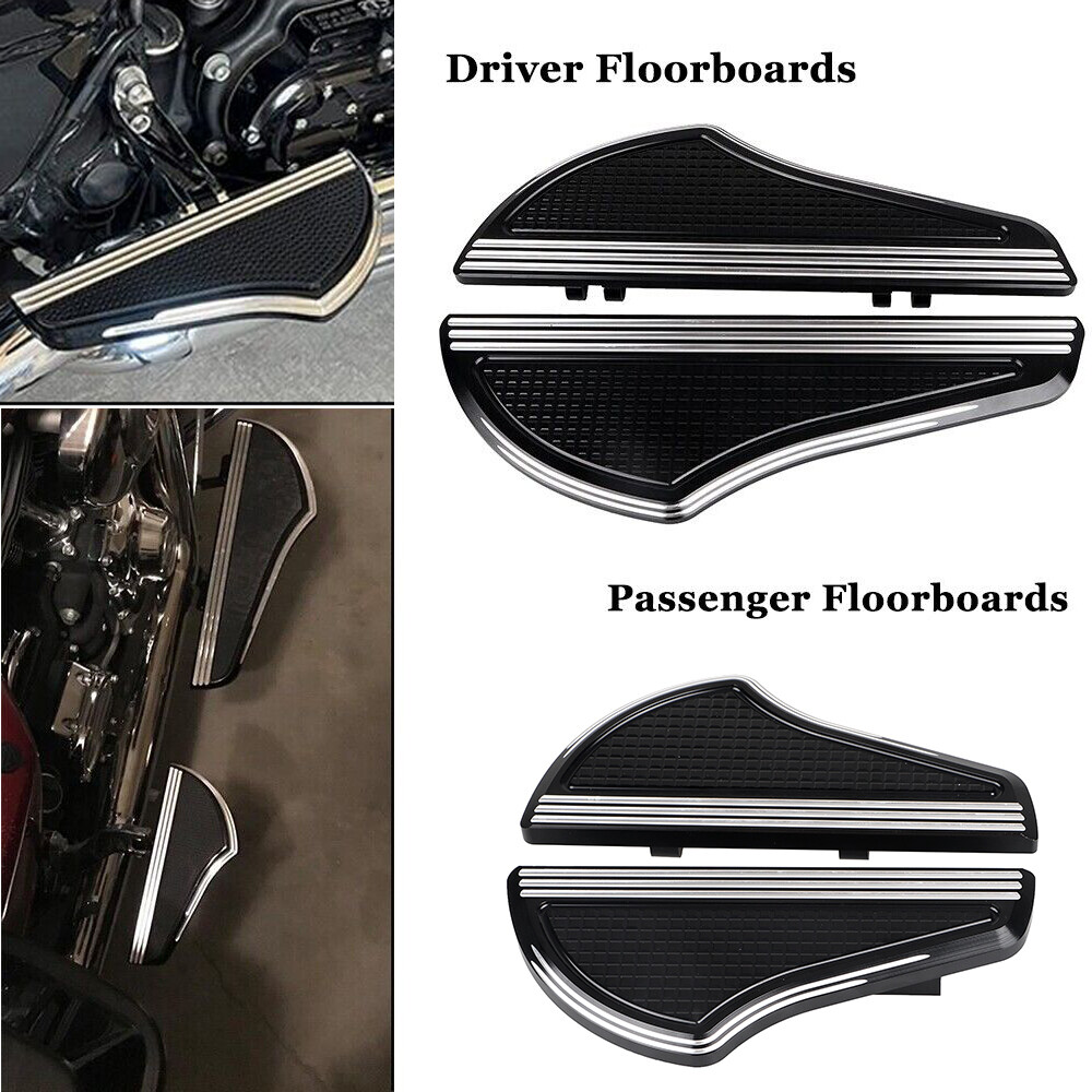 US Defiance Front Rear Floorboards For Harley Electra Glide Ultra