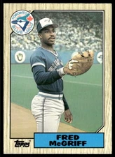 Fred McGriff Toronto Blue Jays 1987 Topps Traded #74T 36137