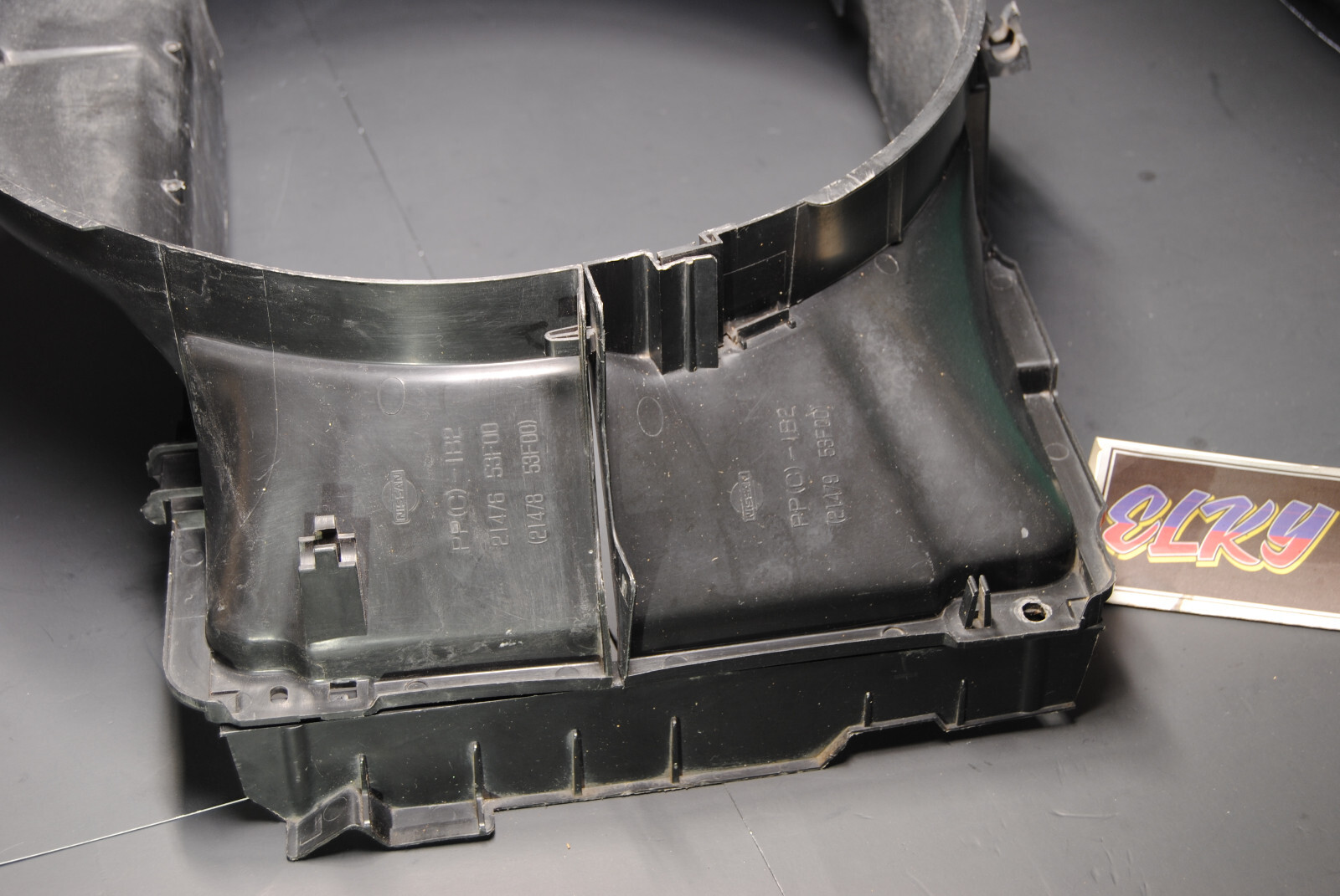 S13 240SX KA24DE OEM Fan Clutch Radiator Shroud Set Upper Lower Left