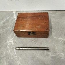 Sikes Hygrometer Antique boxed with weights Solid Brass Science Instrument