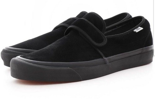 Vans Slip On Anaheim Factory All Black Suede Shoes US Mens 3.5 Womens 5 - 第 5/5 張圖片