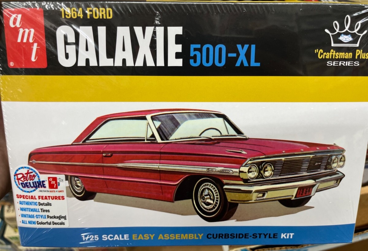 amt 1/25 1964 FORD GALAXIE 500 完成品 1964 FORD GALAXIE 500 XL 427 V8 1/25 SCALE MODEL KIT BUILD