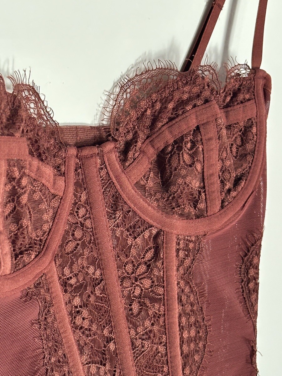 brown corset urban outfitters