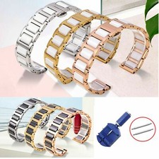 12mm 13 14 15 16 17 18 19 20 22mm Stainless Steel Ceramic Watch Band Metal Strap