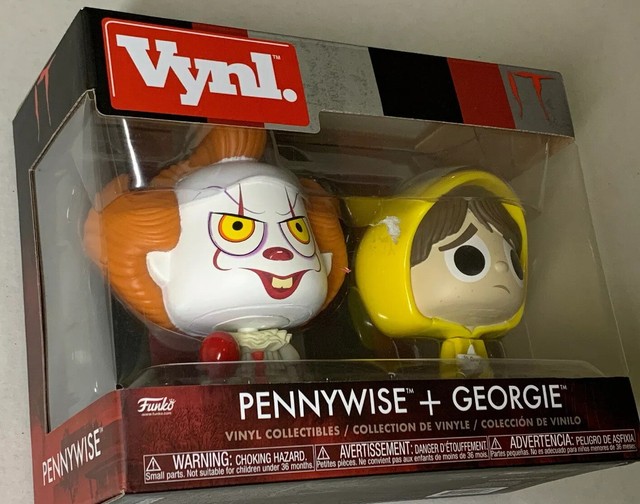 Stephen King It Movie Pennywise The Clown and Georgie 2 Collectible Figure Funko for sale online