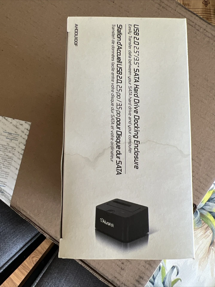 eSATA USB 2.0 2.5” / 3.5” SATA Hard Drive Docking Enclosure - Image 4 of 4