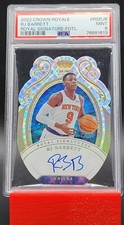 2022 CROWN ROYALE RJ BARRETT ROYAL SIGNATURE-FOTL /17 #RS-RJB PSA 9
