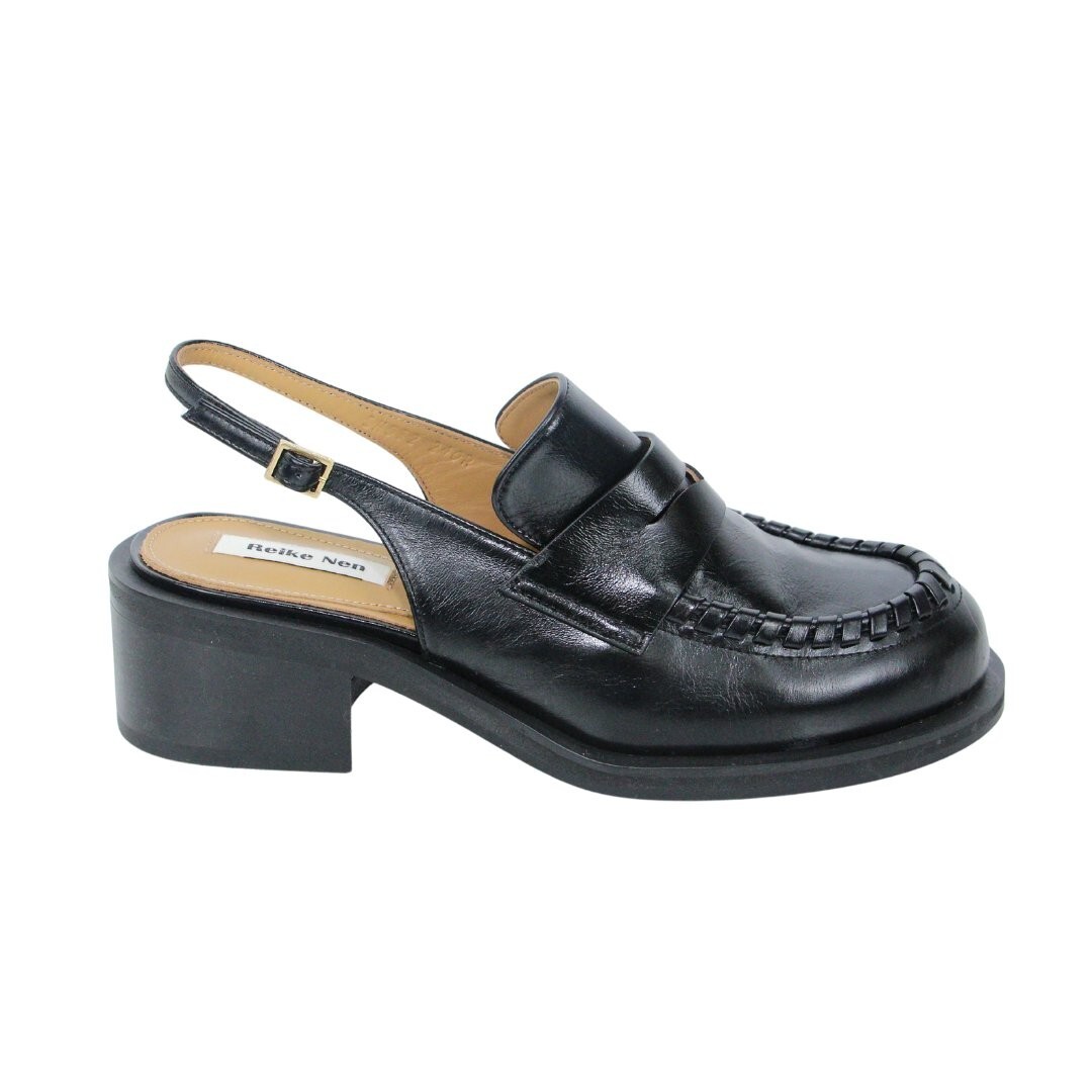 Reike Nen Women's Black Leather Slingback Loafers Size 37 | eBay Reike Nen Women's Black Leather Slingback Loafers Size 37 | eBay