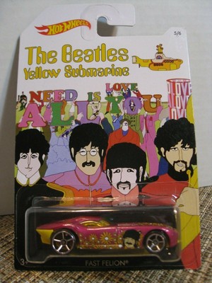Hot Wheels Beatles Yellow Submarine - Fast Felion - Ringo ...