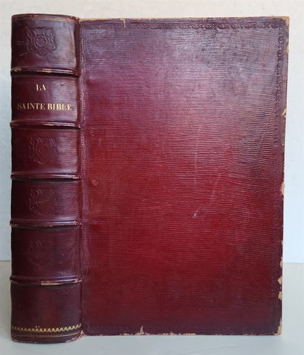 1578 BIBLE in FRENCH ILLUSTRATED antique MASSIVE FOLIO 16th CENTURY - Picture 2 of 24