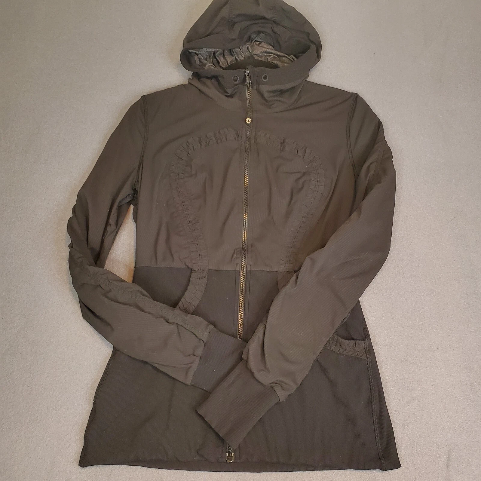 lululemon define slim exercise high elastic waist jacket