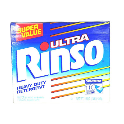 Ultra Rinso Heavy Duty Detergent Lever 1993 10 loads Vintage