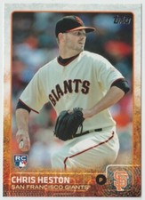 2015 Topps Baseball #530 Chris Heston RC - San Francisco Giants