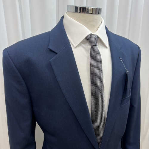 Traje de 2 piezas CHARLTON GRIS azul ajuste regular C44R W38 L32 - Imagen 4 de 17