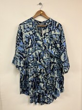 Free People Intimately Blue Button Down Tunic Dress New With Tags Size S RRP £70