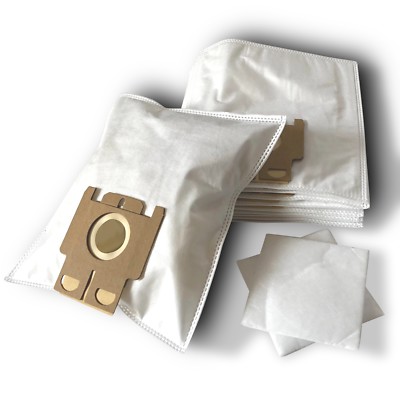 10 Staubsaugerbeutel für Miele S 144, Filtertüten Staubbeutel + 2 Filter