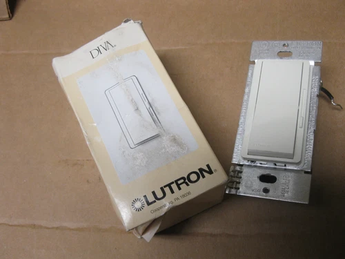 Lutron DV-600P-LA Diva Single Pole Dimmer (Light Almond)