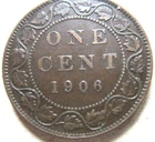 1906 Canada Large Cent — photo from another recent sale