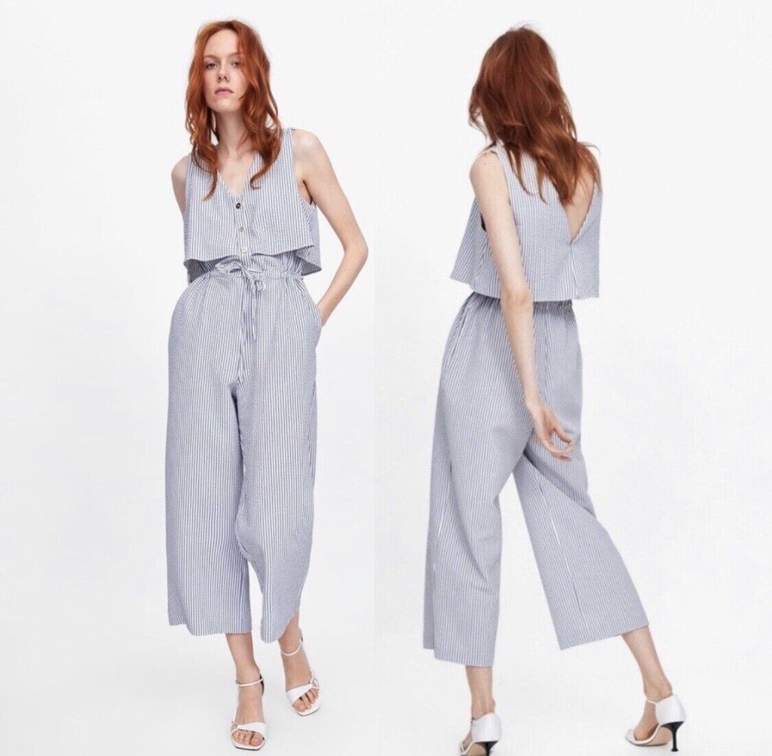 Zara + Jumpsuit with Buttons