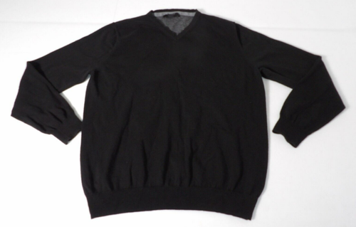 Foxcroft Cashmere Blend Sweater Large Black Pulli V Neck Old Money Capsule - Bild 4 von 9